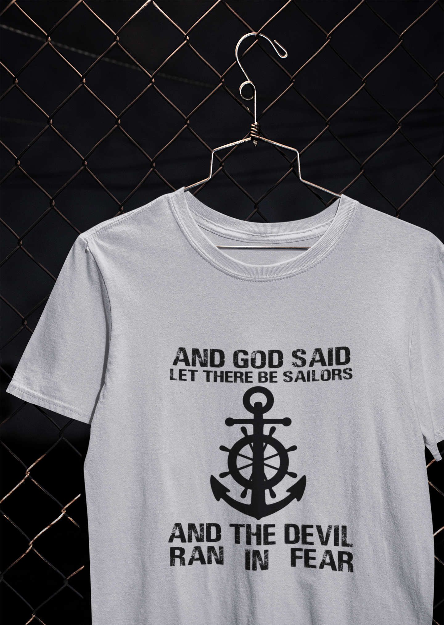 Storms Make Me Strong Merchant Navy Mens Half Sleeves T-shirt- FunkyTeesClub