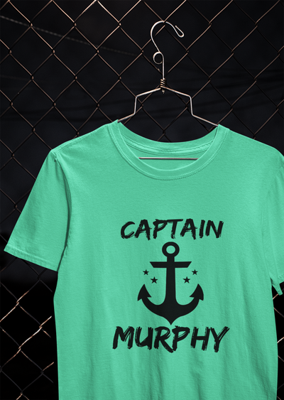 Captain Murphy Merchant Navy Mens Half Sleeves T-shirt- FunkyTeesClub