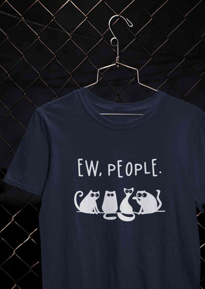 Ew People Mens Half Sleeves T-shirt- FunkyTeesClub