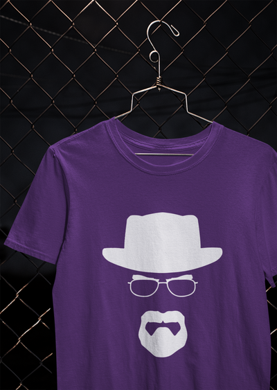 Heisenberg Breaking Bad Web Series Mens Half Sleeves T-shirt- FunkyTeesClub