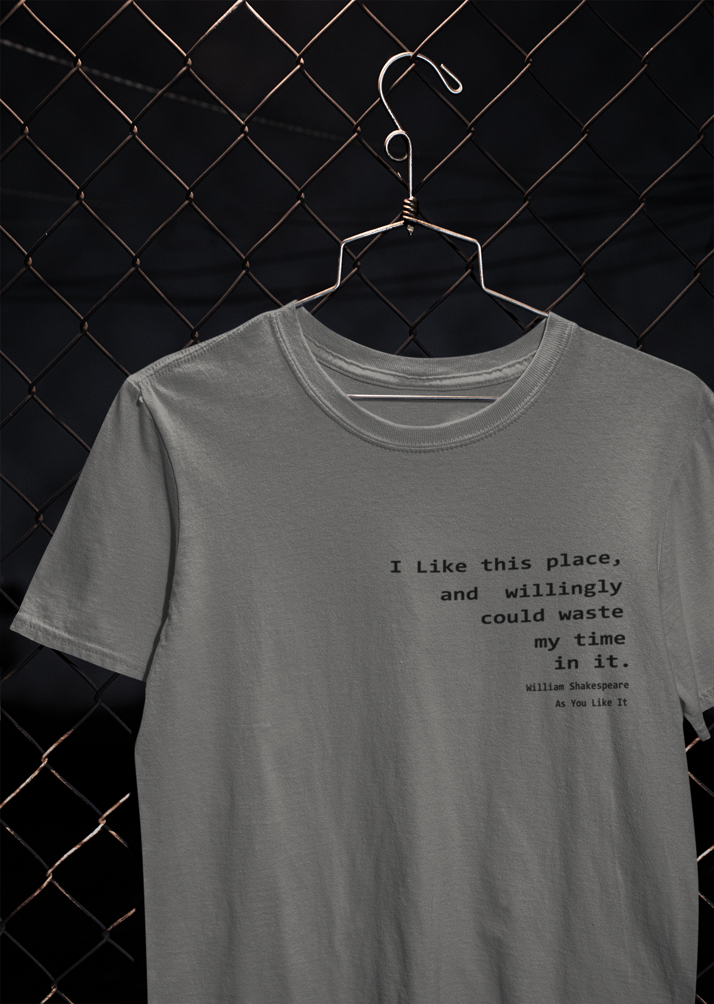 I Like This Place Quotes Mens Half Sleeves T-shirt- FunkyTeesClub