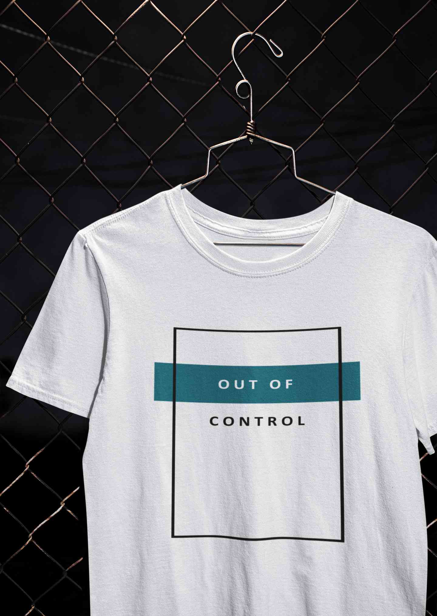 Out Of Control Women Half Sleeves T-shirt- FunkyTeesClub