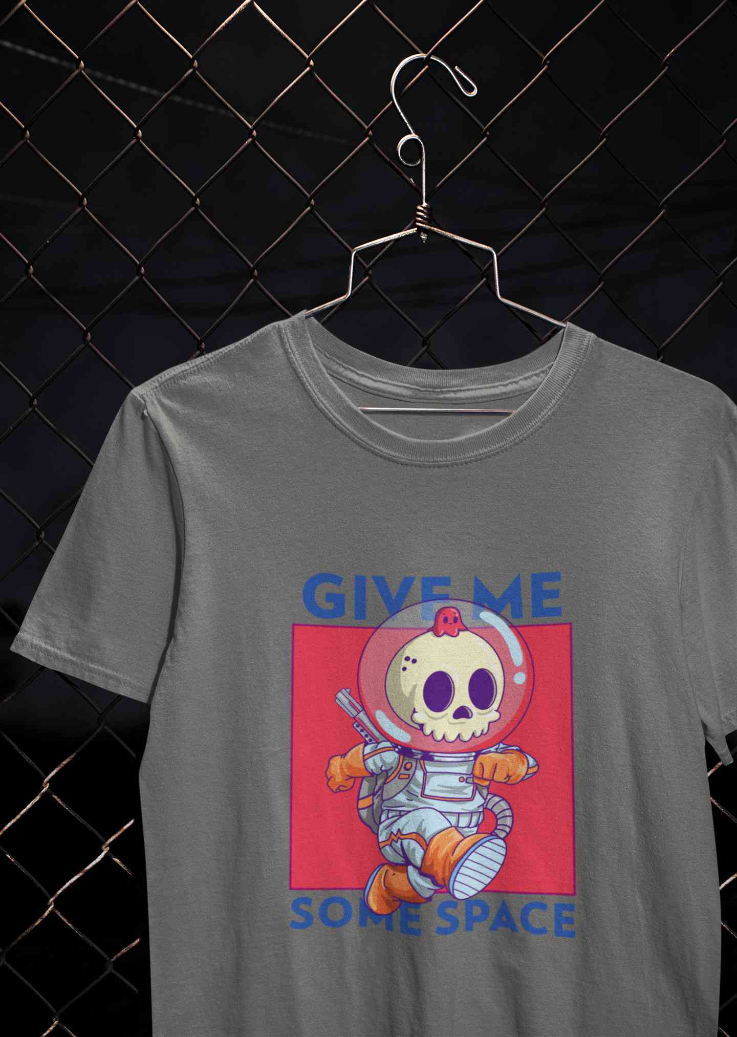 Give Me Some Space Mens Half Sleeves T-shirt- FunkyTeesClub