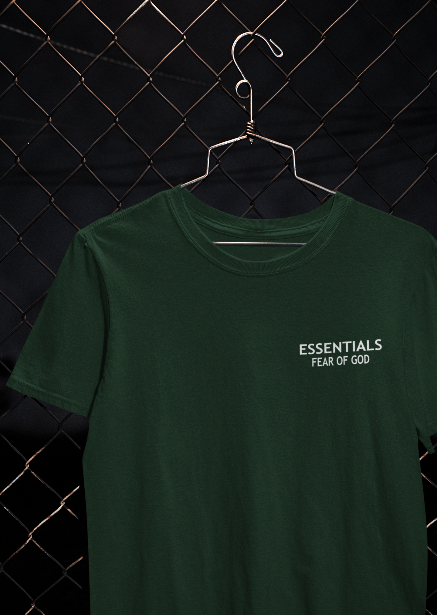 Essentials Fear Of God Women Half Sleeves T-shirt- FunkyTeesClub