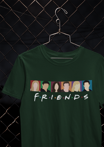 F.R.I.E.N.D.S. Friends Web Series Mens Half Sleeves T-shirt- FunkyTeesClub