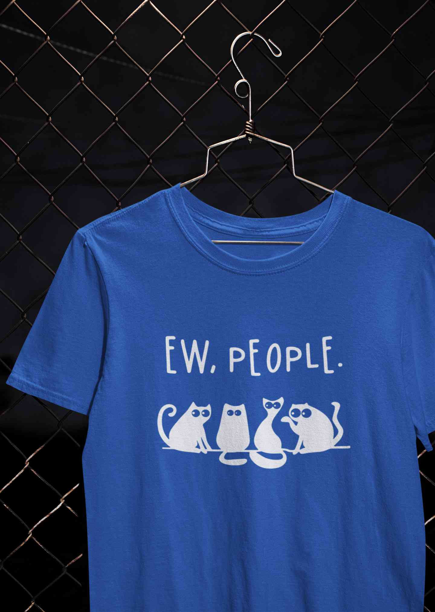Ew People Mens Half Sleeves T-shirt- FunkyTeesClub