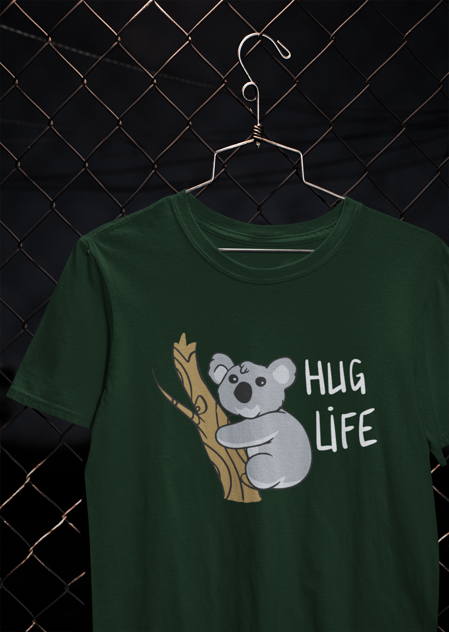 Hug Life Desi Mens Half Sleeves T-shirt- FunkyTeesClub