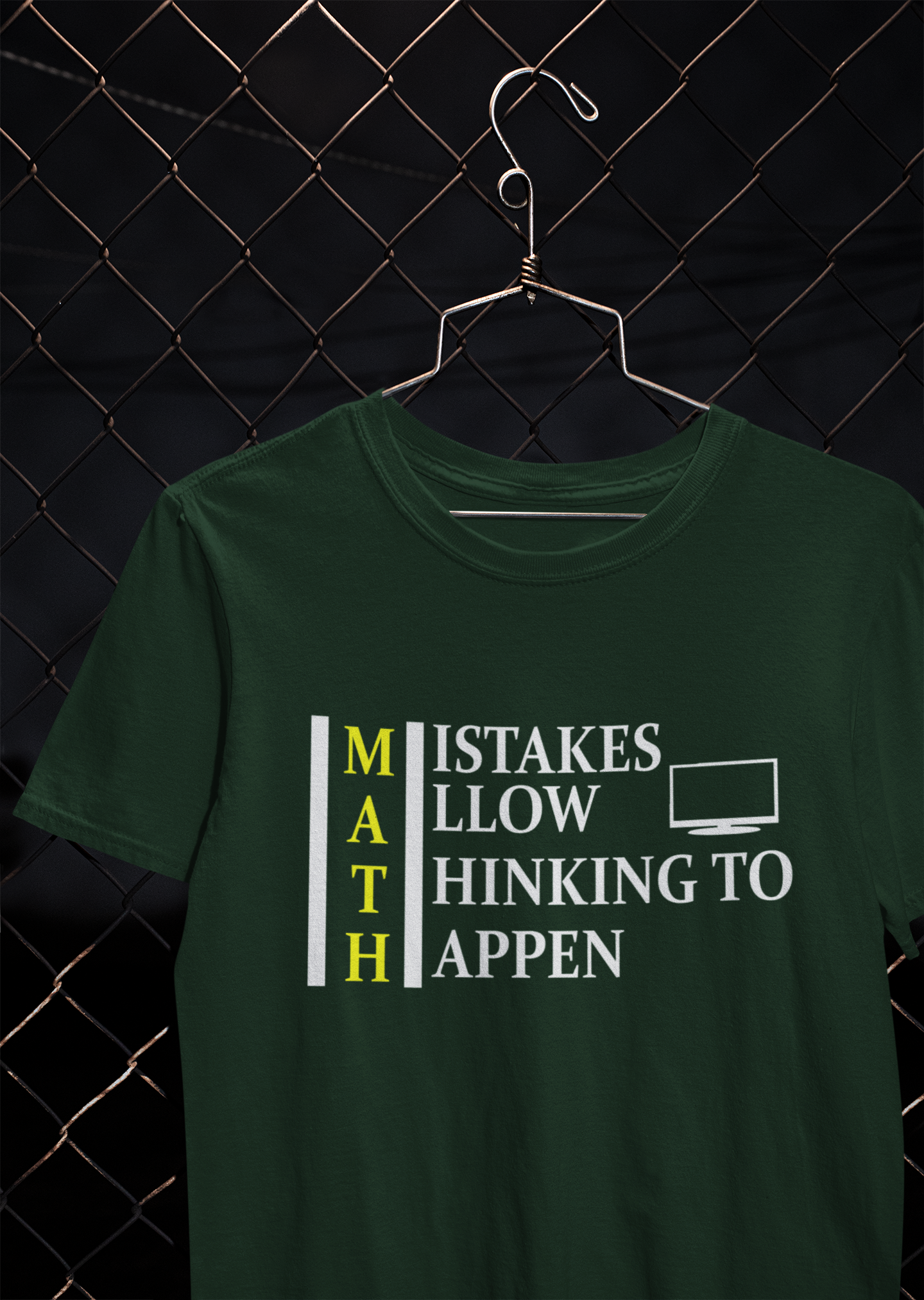 Definition Of Math Teacher Mens Half Sleeves T-shirt- FunkyTeesClub