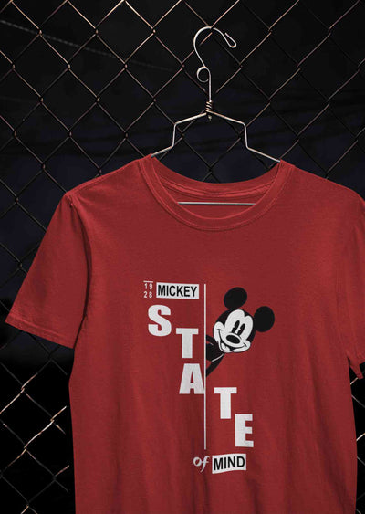 State Of Mind Mens Half Sleeves T-shirt- FunkyTeesClub