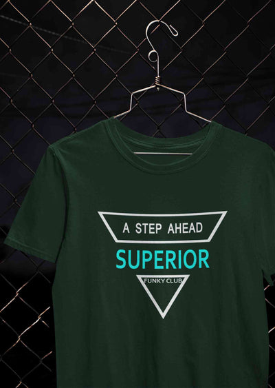 A Step Ahead Superior Women Half Sleeves T-shirt- FunkyTeesClub