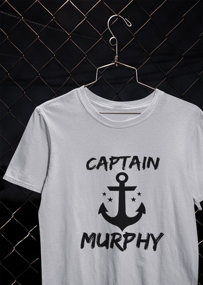 Captain Murphy Merchant Navy Mens Half Sleeves T-shirt- FunkyTeesClub