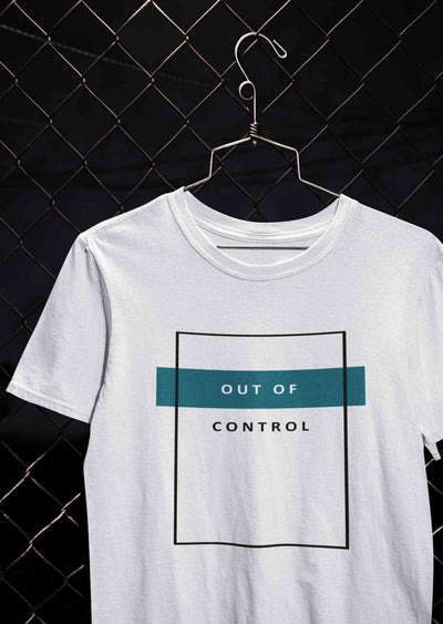 Out Of Control Mens Half Sleeves T-shirt- FunkyTeesClub