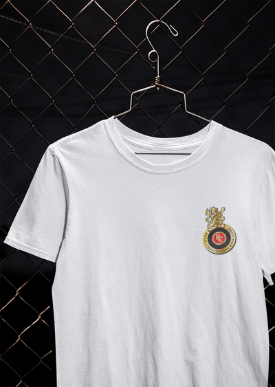 Rcb Logo Side Pocket Women Half Sleeves T-shirt- FunkyTeesClub
