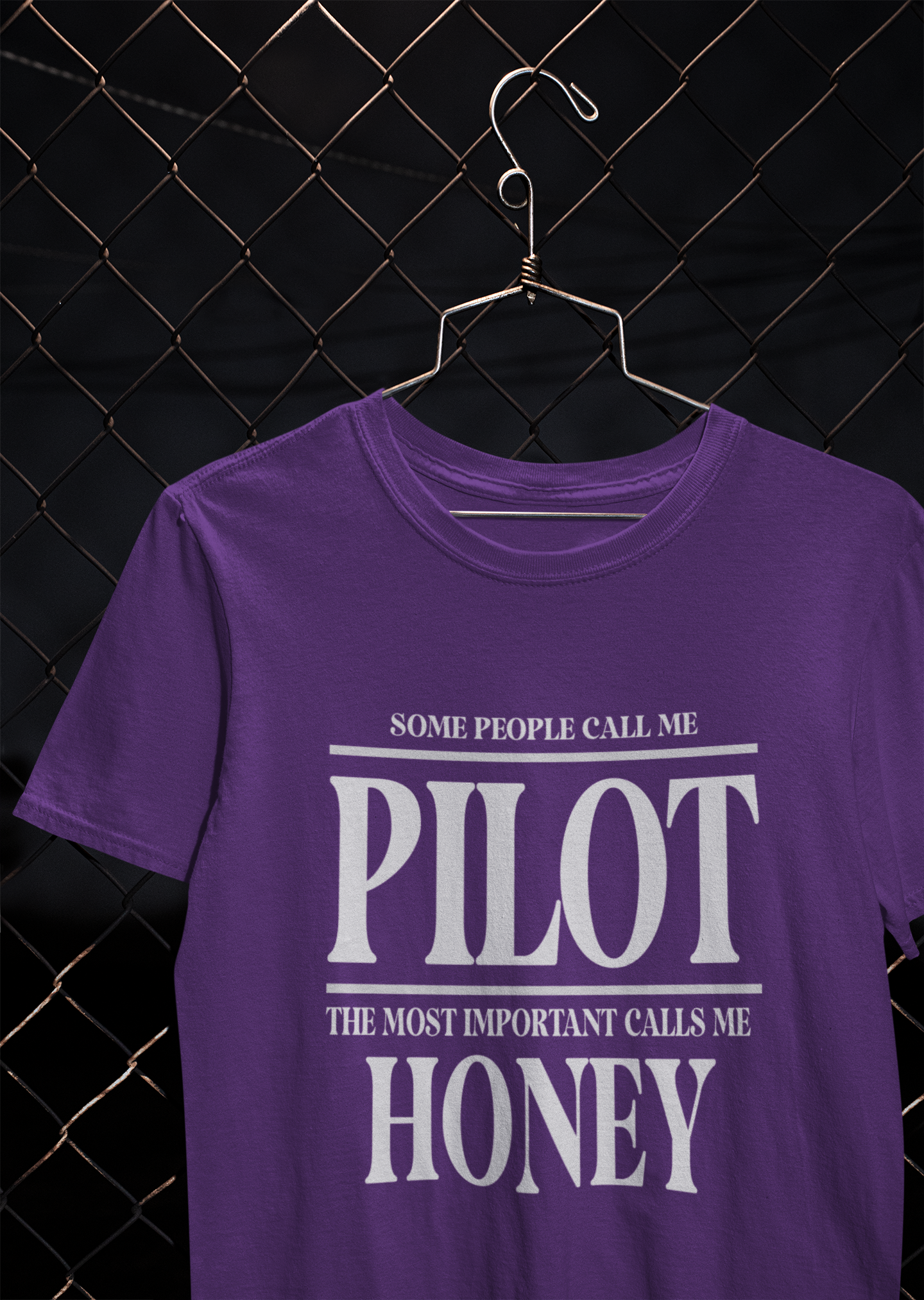 Some People Calls Me Pilot Mens Half Sleeves T-shirt- FunkyTeesClub