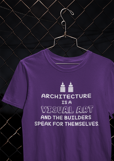 Architecture Visual Art Architect Profession Women Half Sleeves T-shirt- FunkyTeesClub