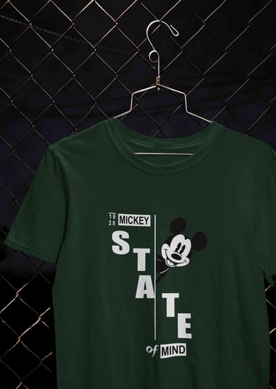 State Of Mind Mens Half Sleeves T-shirt- FunkyTeesClub