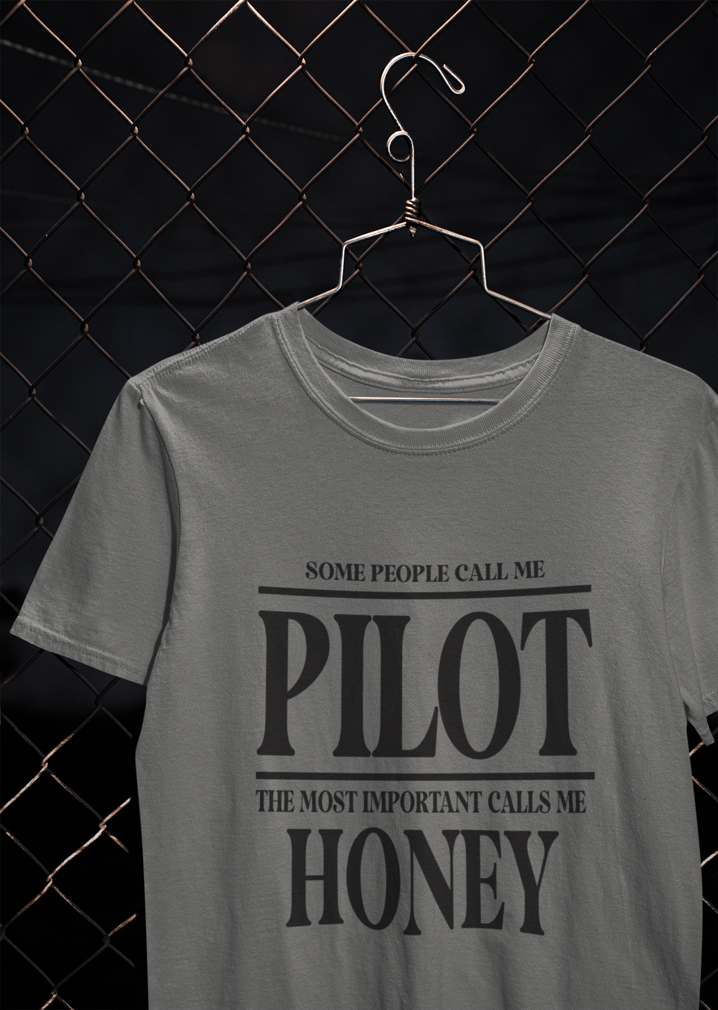 Some People Calls Me Pilot Mens Half Sleeves T-shirt- FunkyTeesClub