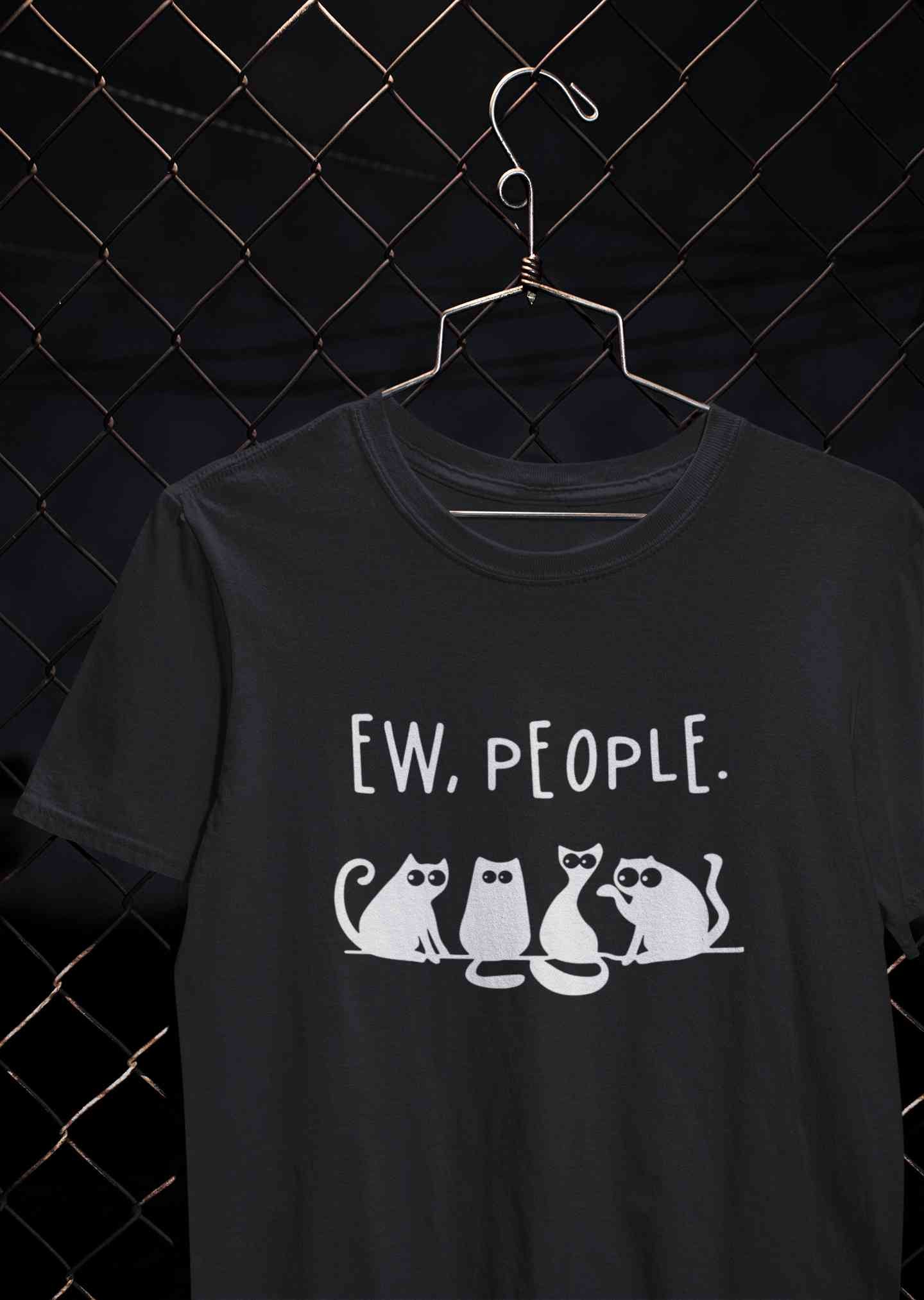 Ew People Mens Half Sleeves T-shirt- FunkyTeesClub