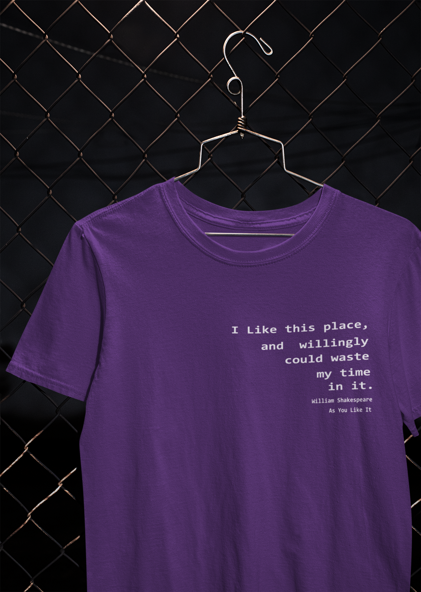 I Like This Place Quotes Mens Half Sleeves T-shirt- FunkyTeesClub