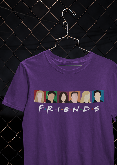 F.R.I.E.N.D.S. Friends Web Series Mens Half Sleeves T-shirt- FunkyTeesClub