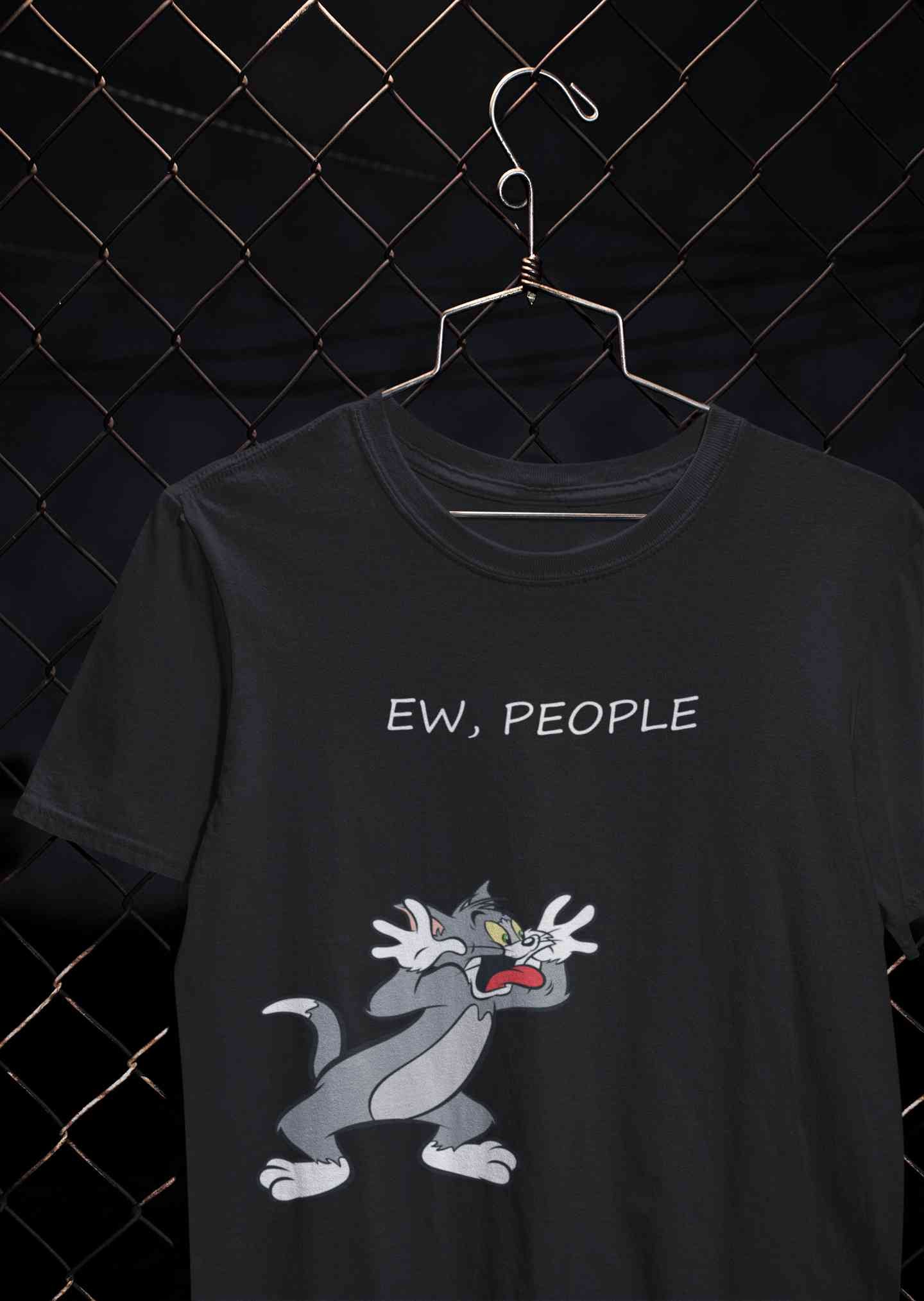 Ew People Mens Half Sleeves T-shirt- FunkyTeesClub