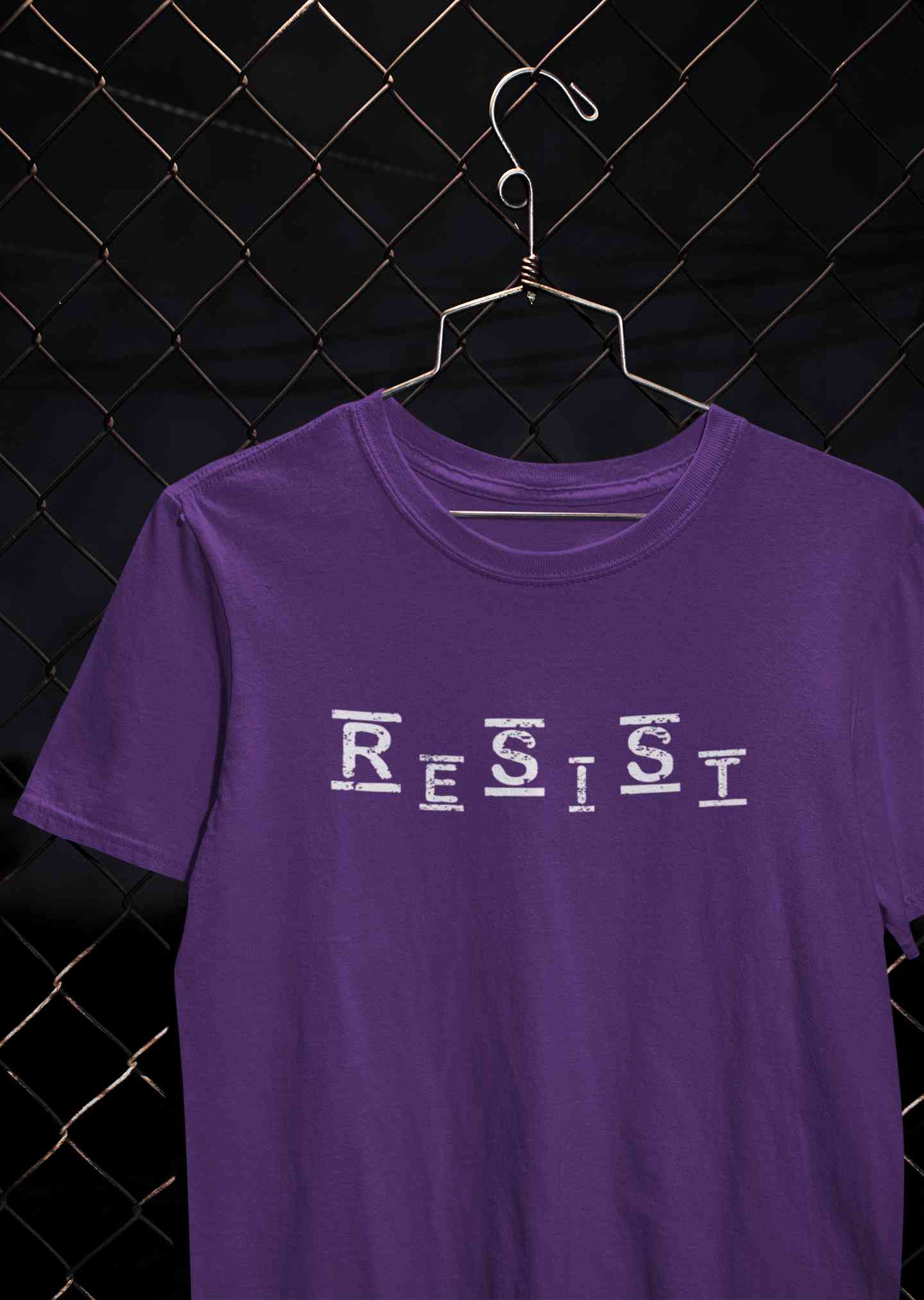 Resist Mens Half Sleeves T-shirt- FunkyTeesClub