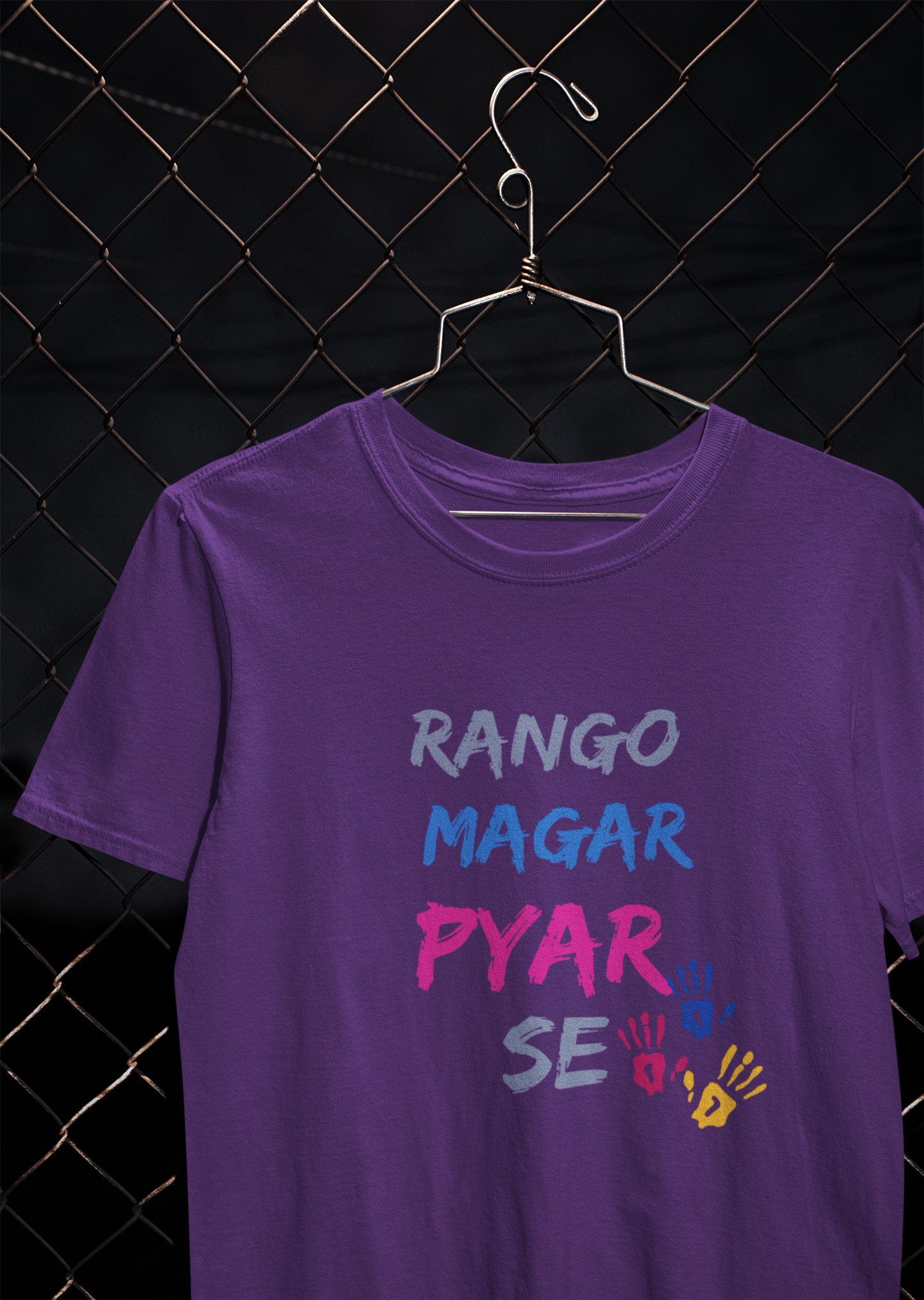 Rango Magar Pyaar Se Women Half Sleeves T-shirt- FunkyTeesClub