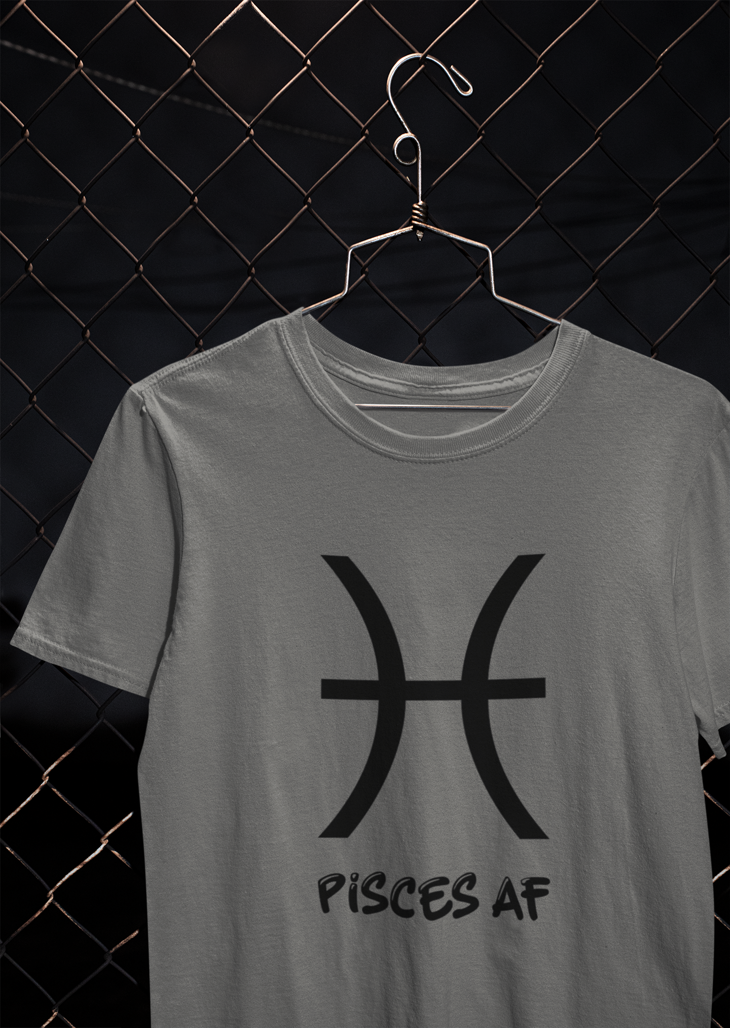 Pisces Zodiac Sign Mens Half Sleeves T-shirt- FunkyTeesClub