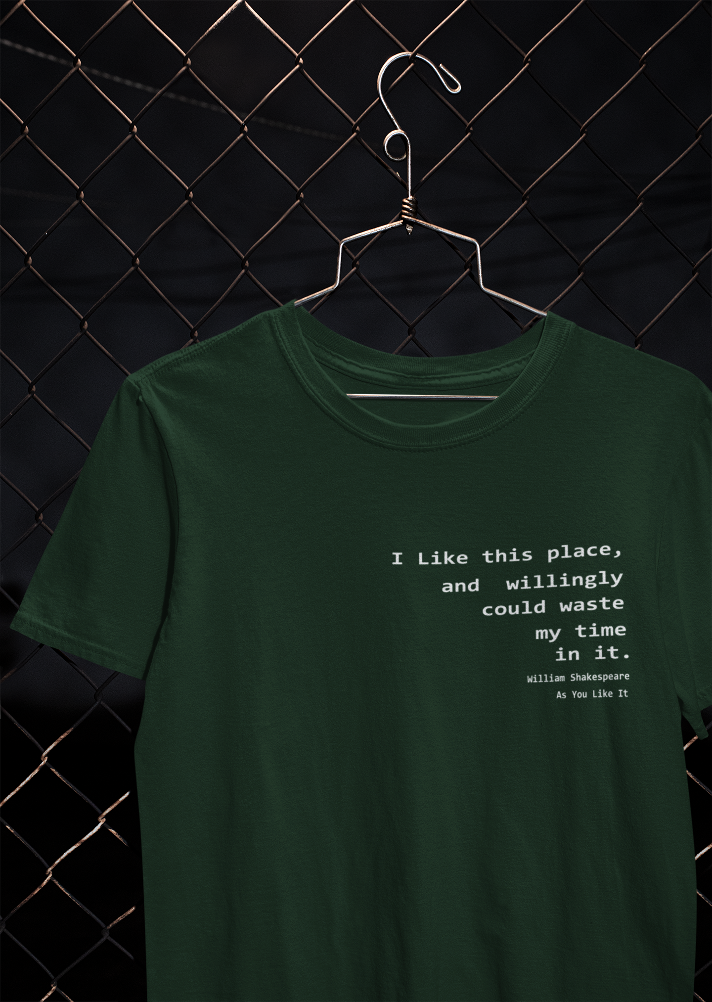 I Like This Place Quotes Mens Half Sleeves T-shirt- FunkyTeesClub