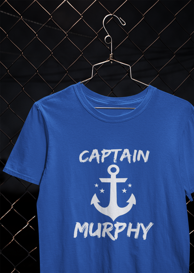 Captain Murphy Merchant Navy Mens Half Sleeves T-shirt- FunkyTeesClub