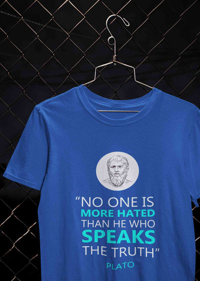 Plato Quote Women Half Sleeves T-shirt- FunkyTeesClub