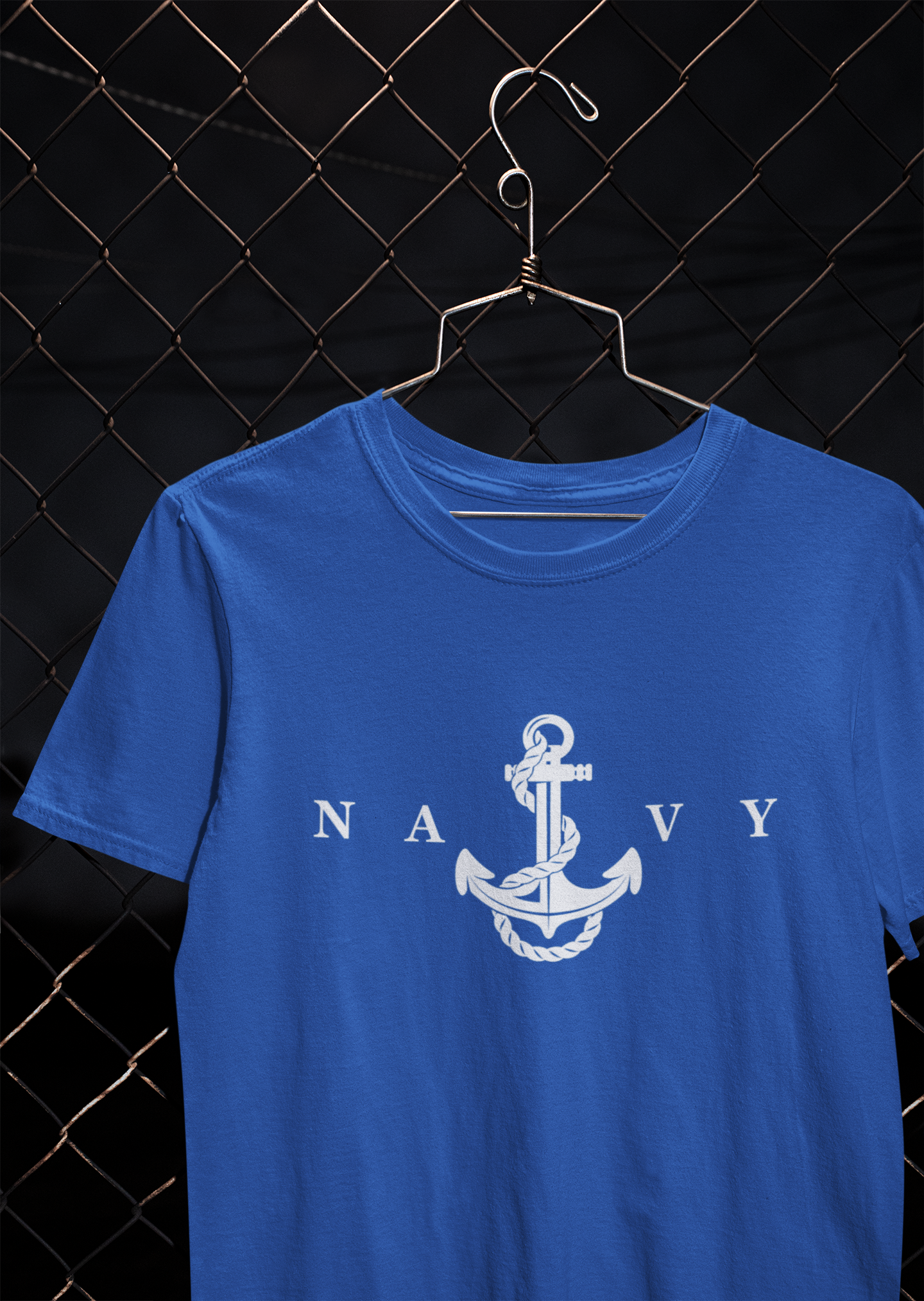 Merchant Navy Mens Half Sleeves T-shirt- FunkyTeesClub