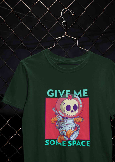 Give Me Some Space Women Half Sleeves T-shirt- FunkyTeesClub