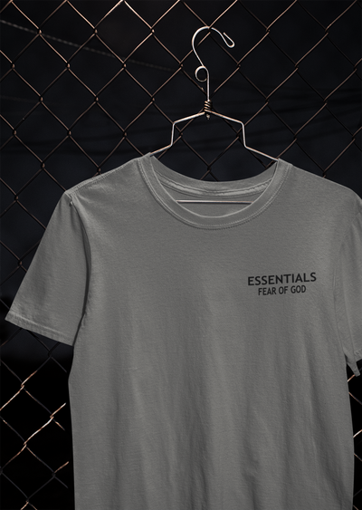 Essentials Fear Of God Women Half Sleeves T-shirt- FunkyTeesClub