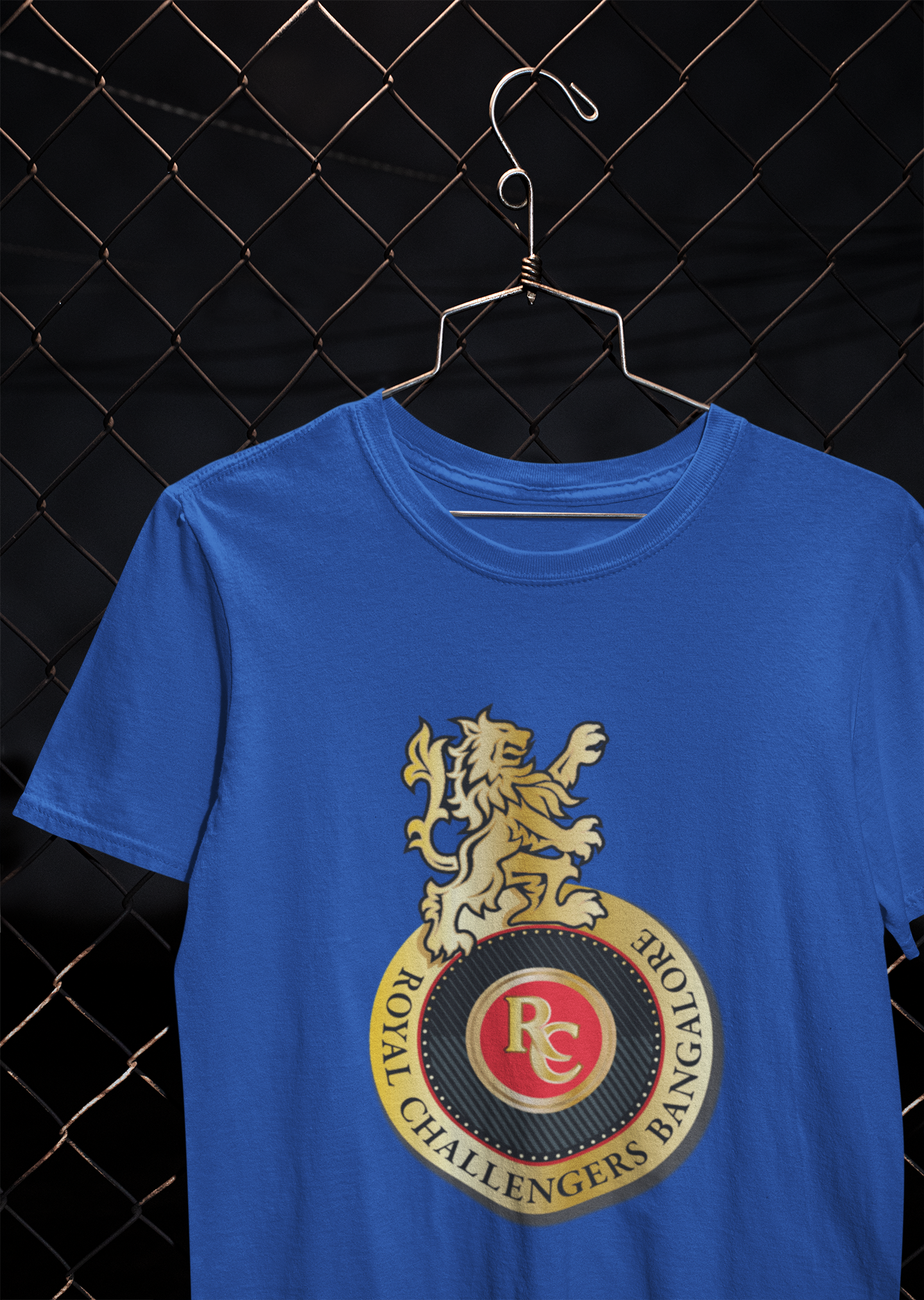Rcb Logo Women Half Sleeves T-shirt- FunkyTeesClub
