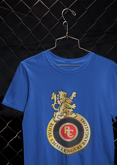 Rcb Logo Women Half Sleeves T-shirt- FunkyTeesClub