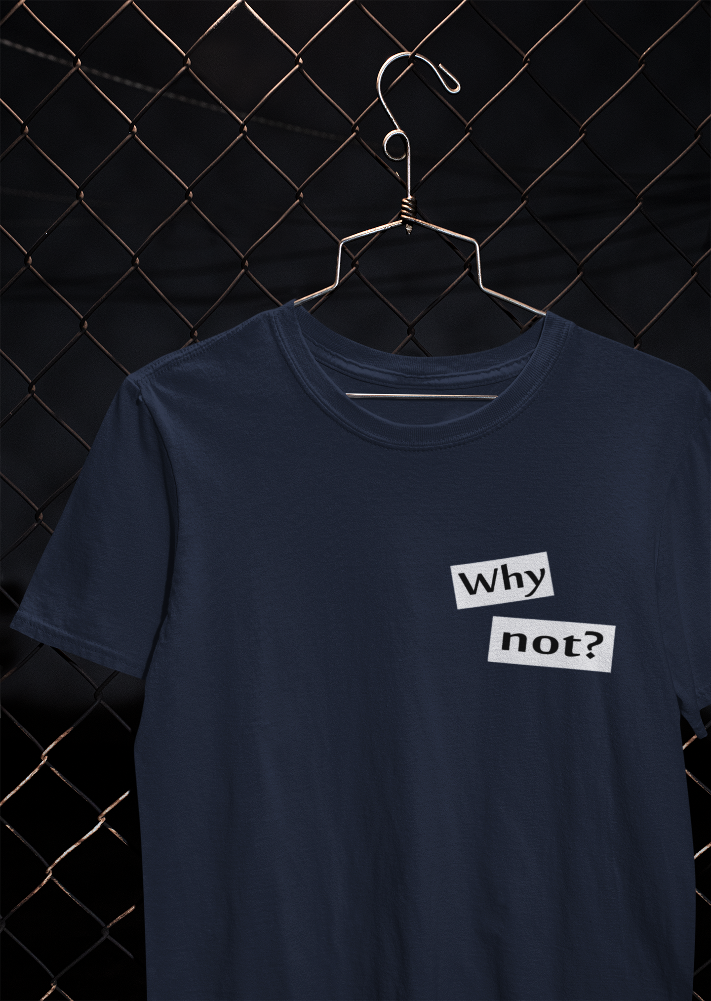 Why Not Quotes Mens Half Sleeves T-shirt- FunkyTeesClub