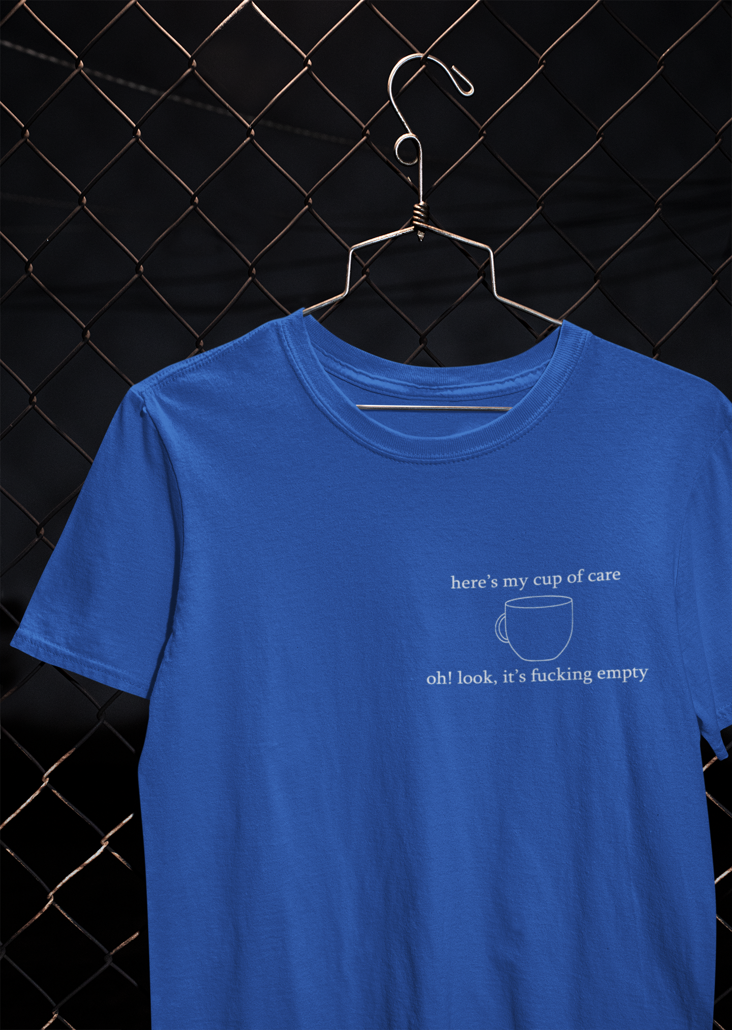 Here Is My Cup Of Care Mens Half Sleeves T-shirt- FunkyTeesClub