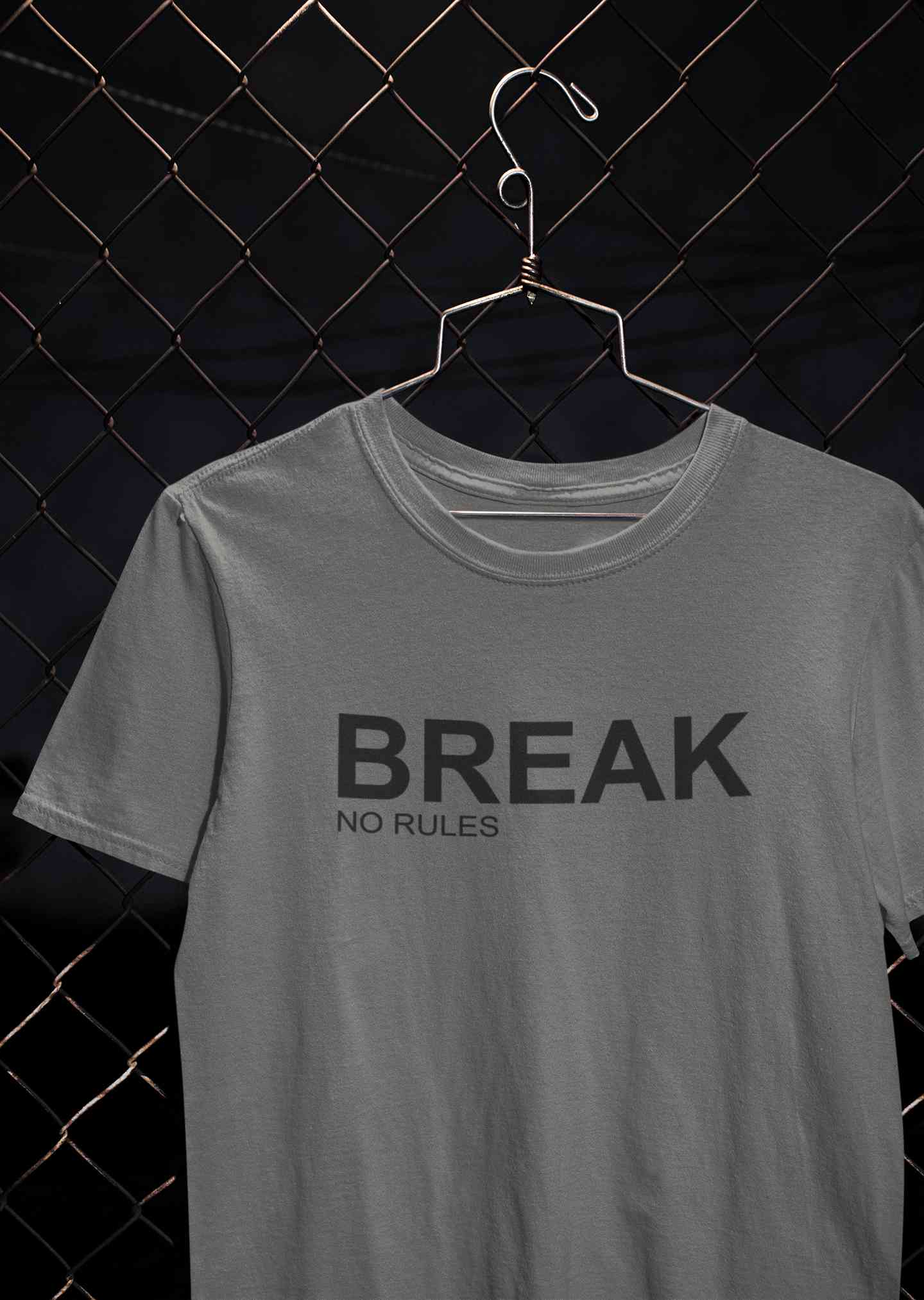 Break No Rules Women Half Sleeves T-shirt- FunkyTeesClub
