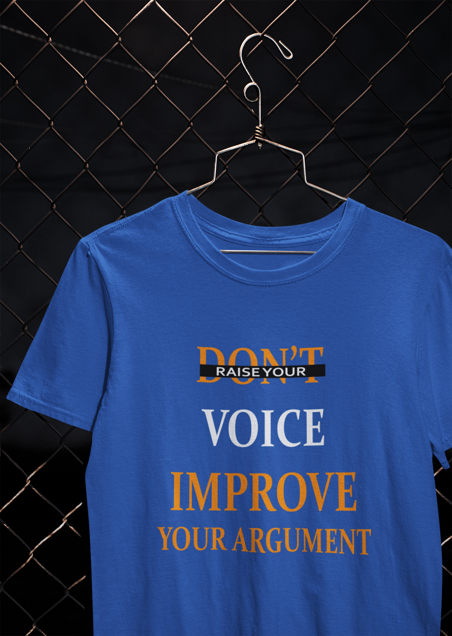 Dont Raise Your Voice Improve Your Argument Lawyer Women Half Sleeves T-shirt- FunkyTeesClub