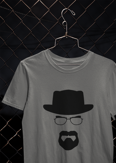 Heisenberg Breaking Bad Web Series Mens Half Sleeves T-shirt- FunkyTeesClub