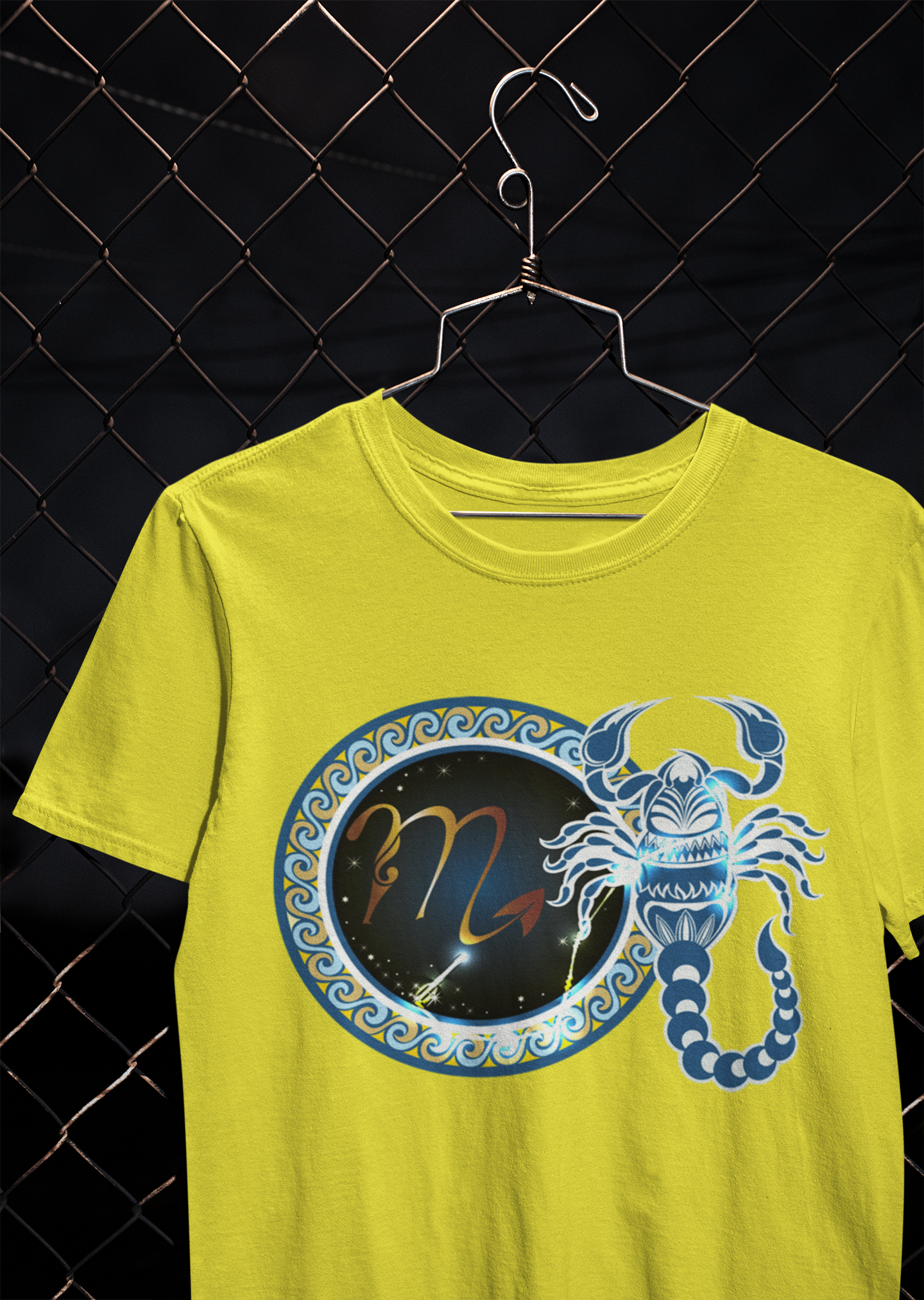 Scorpio Zodiac Sign Mens Half Sleeves T-shirt- FunkyTeesClub