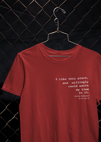 I Like This Place Quotes Women Half Sleeves T-shirt- FunkyTeesClub