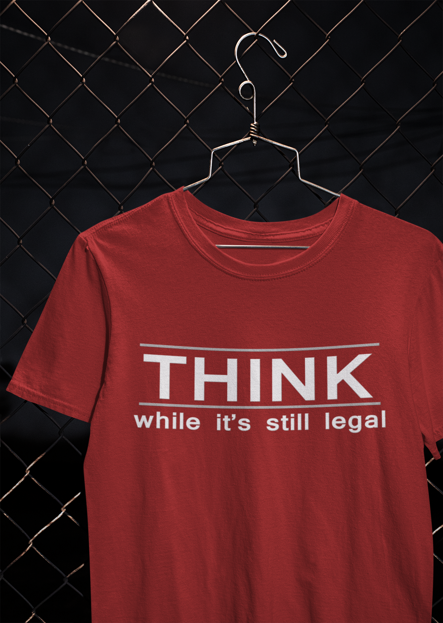 Think While Its Still Legal Anti Government Women Half Sleeves T-shirt- FunkyTeesClub