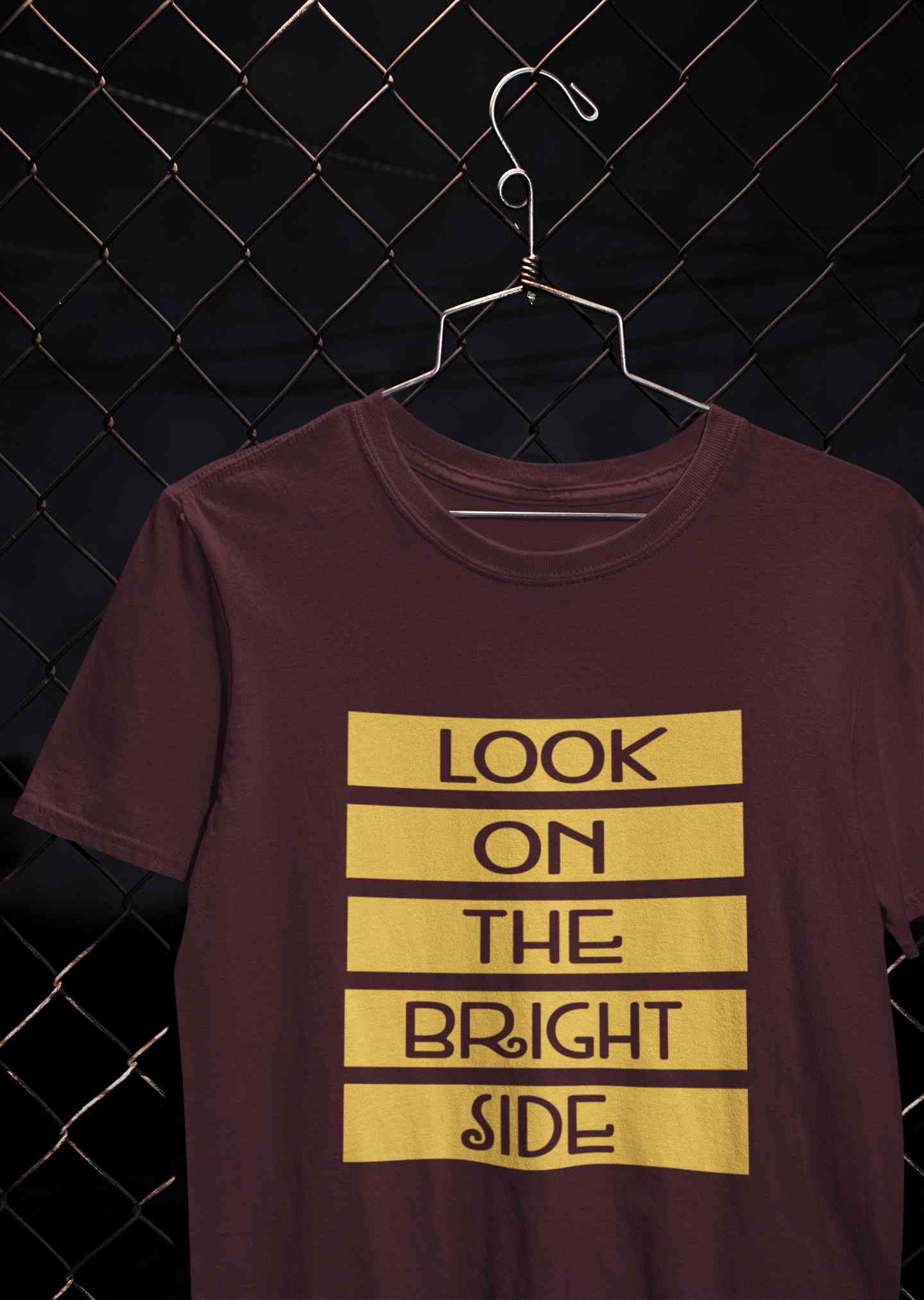 Look On The Bright Side Women Half Sleeves T-shirt- FunkyTeesClub