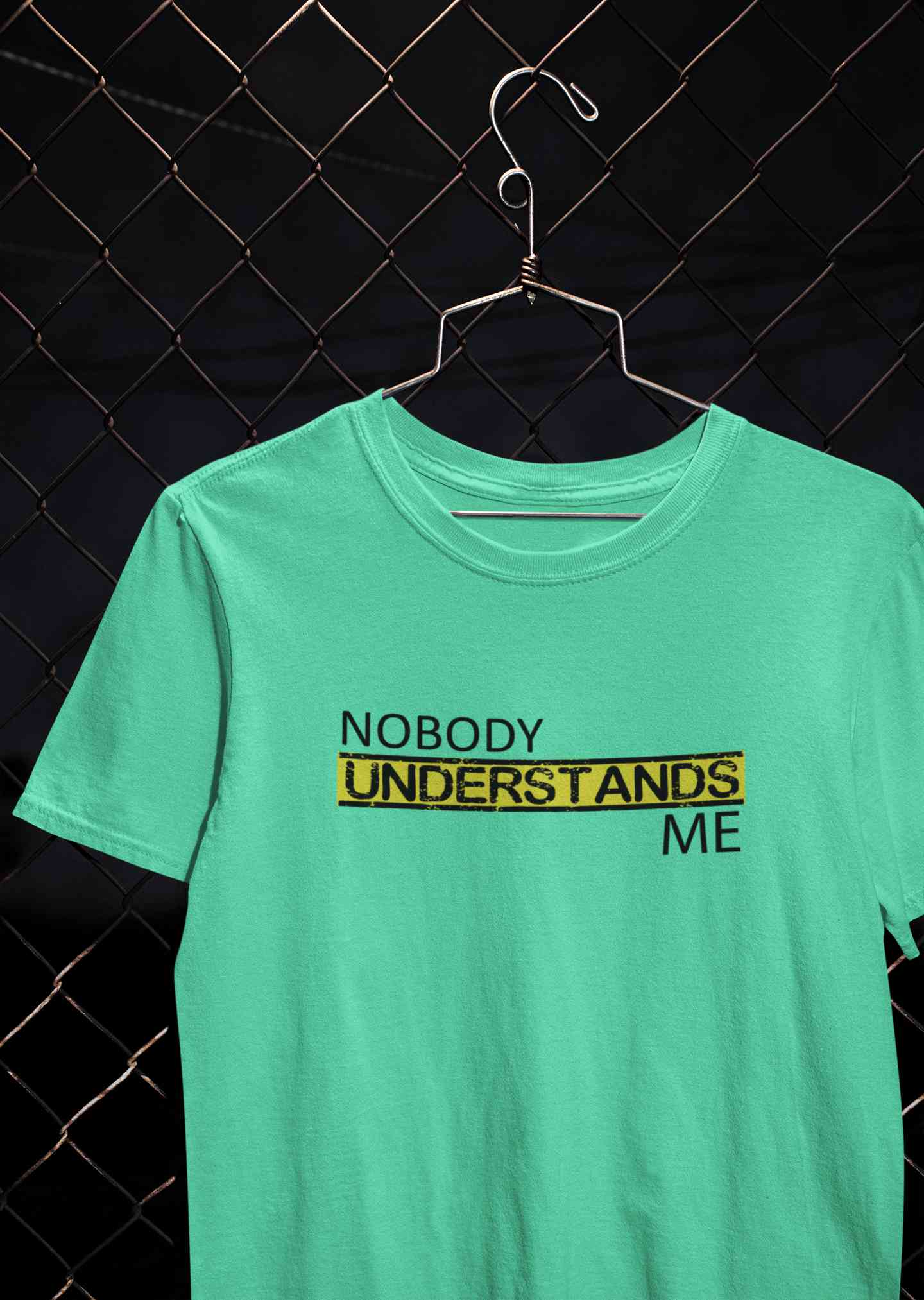 Nobody Understands Me Mens Half Sleeves T-shirt- FunkyTeesClub