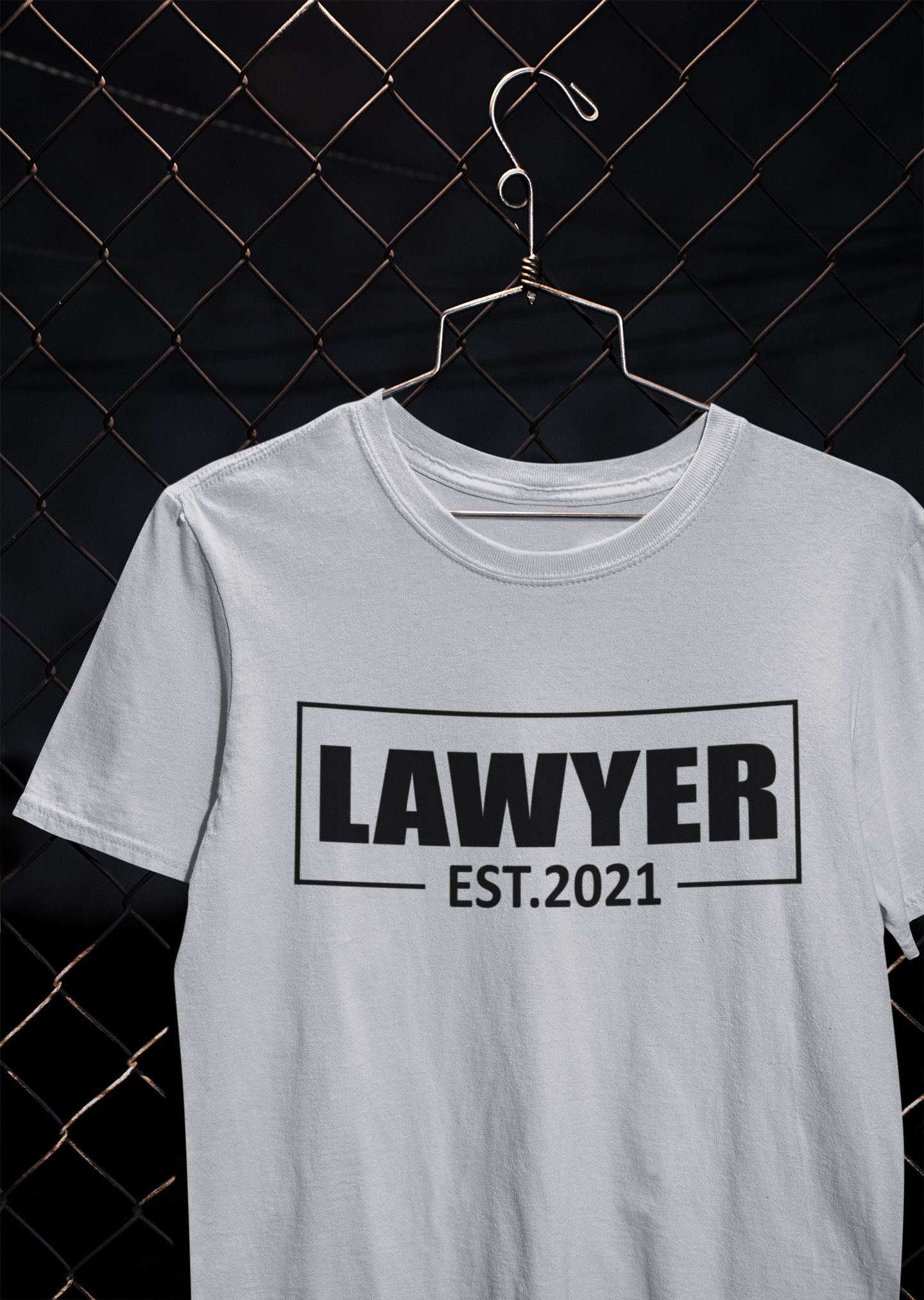 Lawyer Estd 2021 Mens Half Sleeves T-shirt- FunkyTeesClub