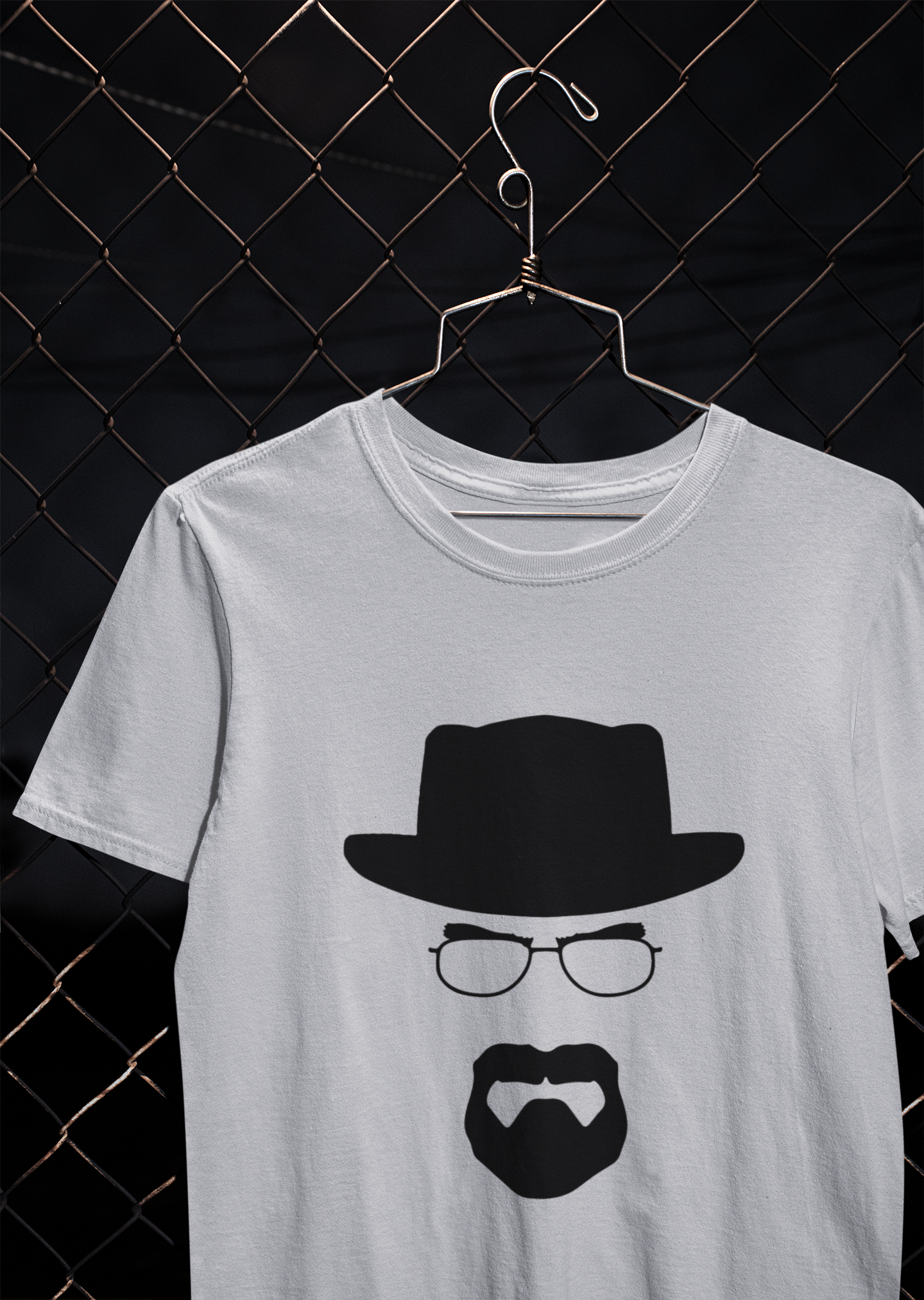 Heisenberg Breaking Bad Web Series Mens Half Sleeves T-shirt- FunkyTeesClub