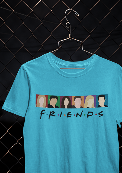 F.R.I.E.N.D.S. Friends Web Series Mens Half Sleeves T-shirt- FunkyTeesClub