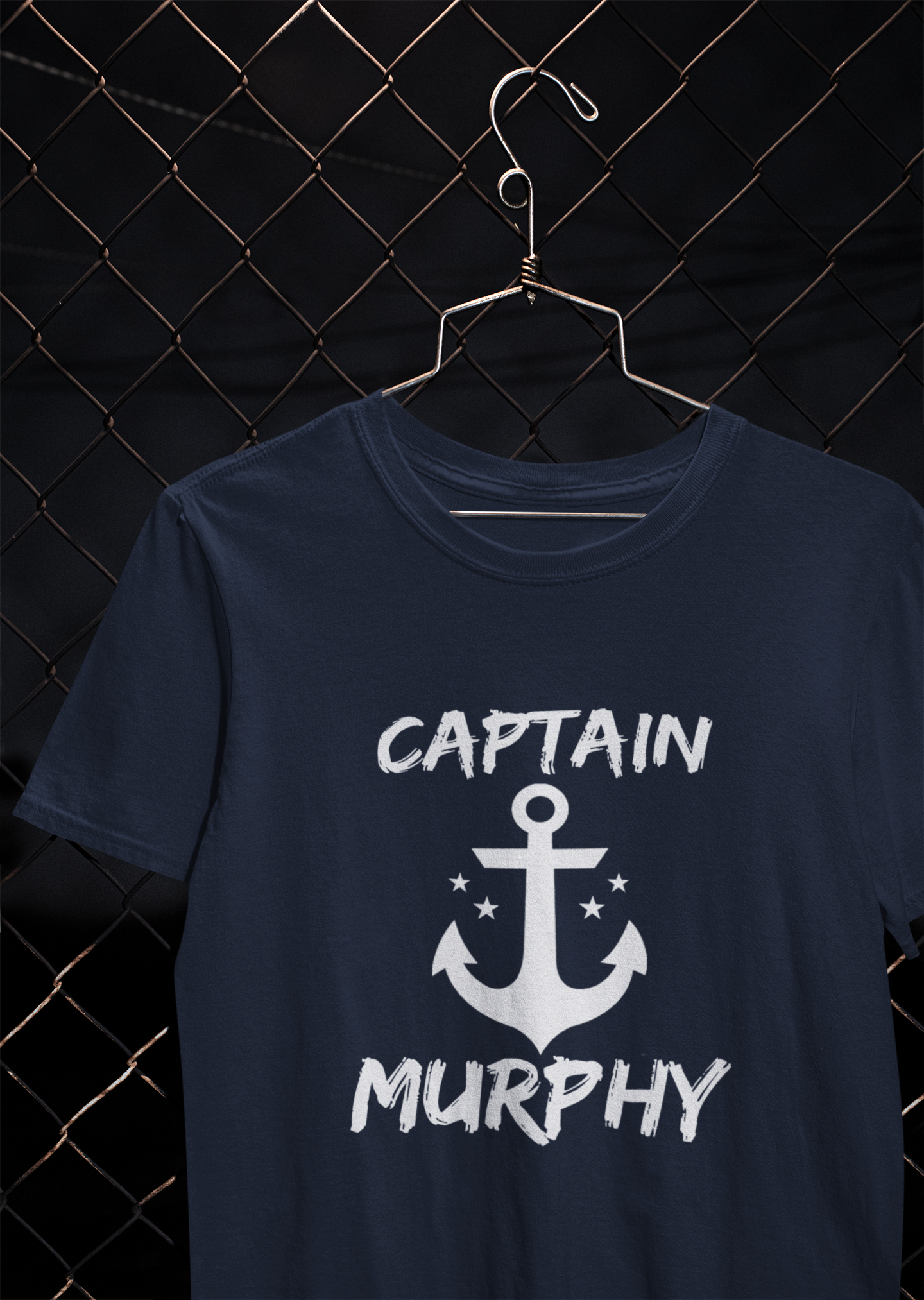 Captain Murphy Merchant Navy Mens Half Sleeves T-shirt- FunkyTeesClub